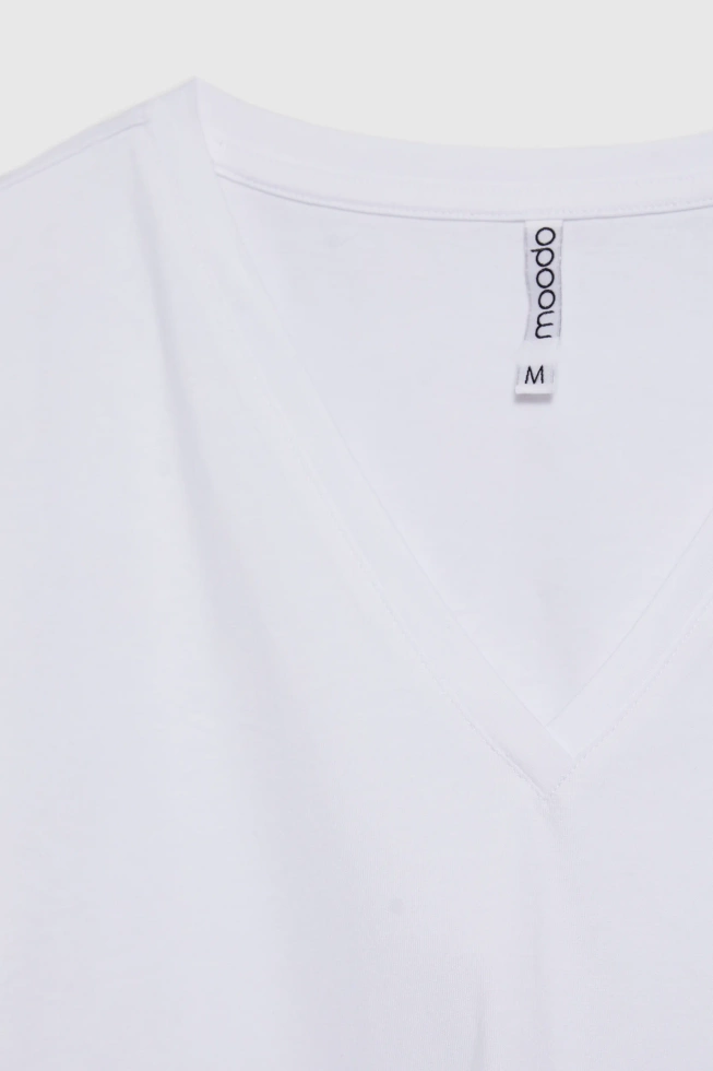 Bawełniana bluzka biała