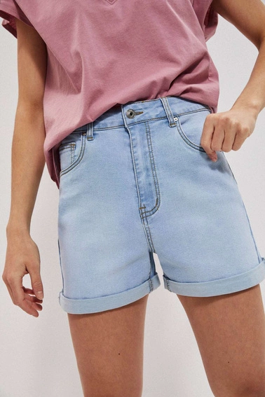 Szorty jeansowe typu bermudy