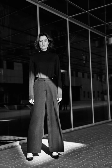 Eleganckie spodnie czarne