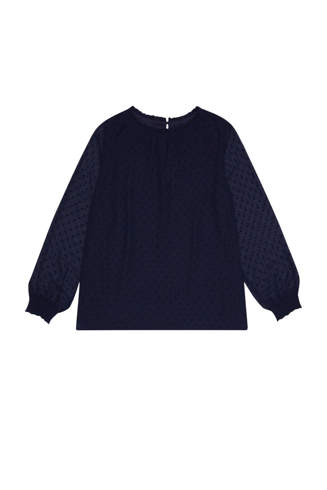 Koszula z transparentnymi rękawami