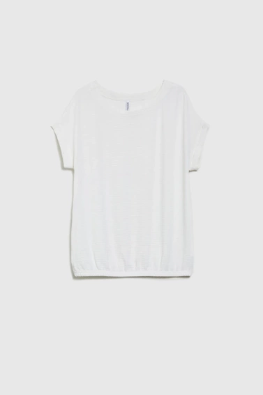 Koszula z krótkimi rękawami biała 