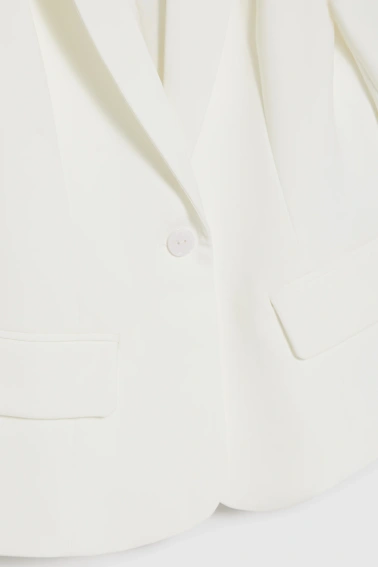 Marynarka jednorzędowa biała