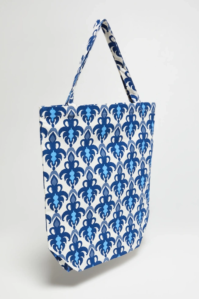 Bawełniana torba niebieska