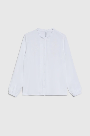 Koszula z wiskozy biała