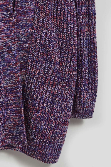 Długi kardigan wielokolorowy