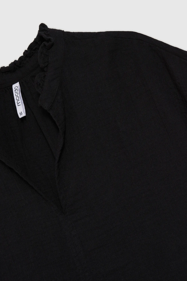 Bawełniana koszula czarna