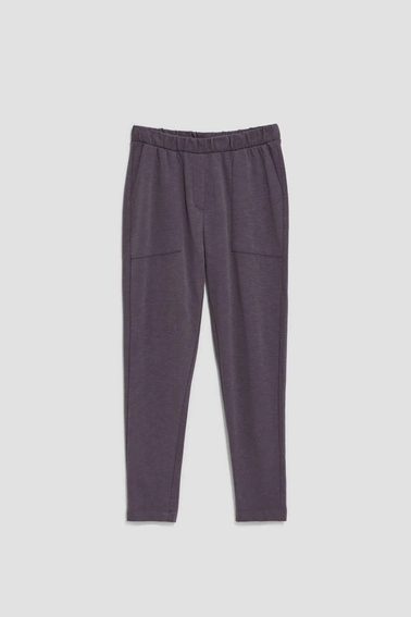 Gładkie spodnie dresowe z kieszonkami