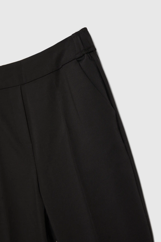 Eleganckie spodnie w kant czarne