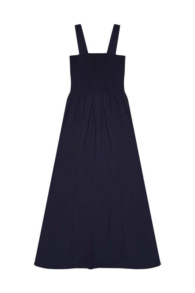 Sukienka maxi granatowa