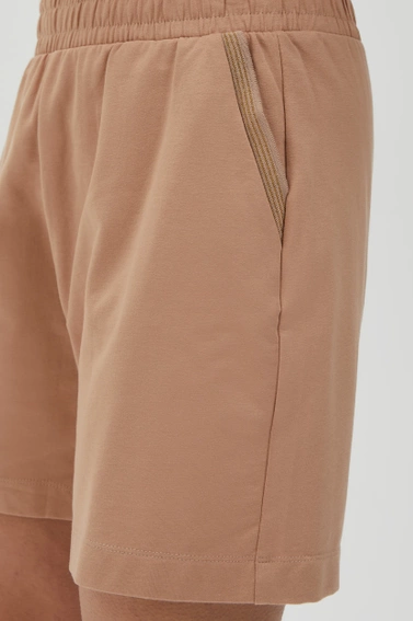 Bawełniane szorty beżowe 