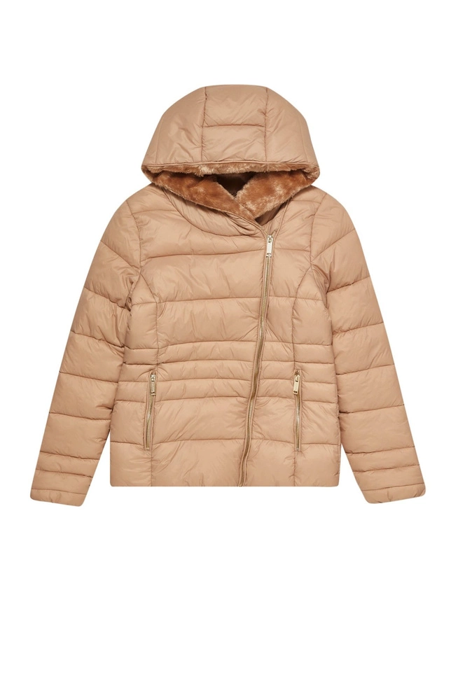 Pikowana kurtka z misiem