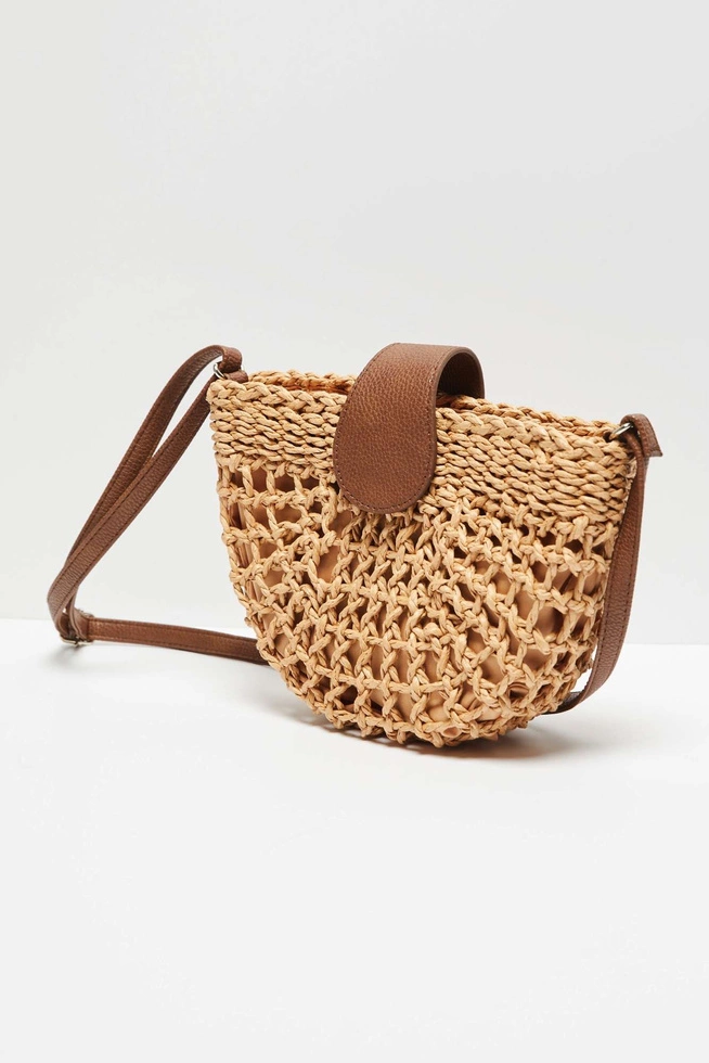 Pleciona torebka na ramię