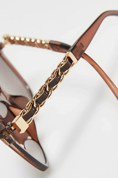 Okulary przeciwsłoneczne beżowe