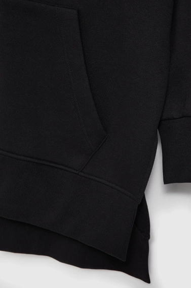 Bluza oversize z kapturem czarna 