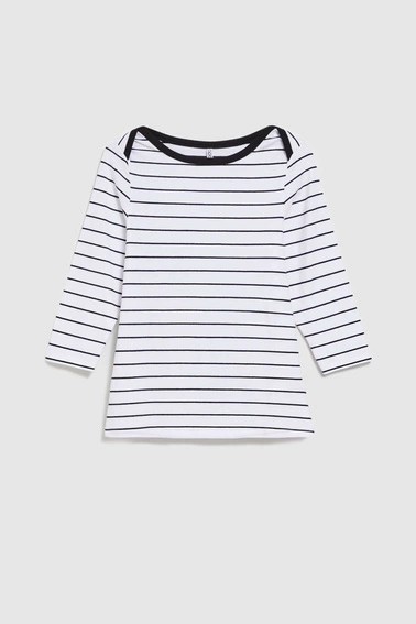 Bluzka biała w paski