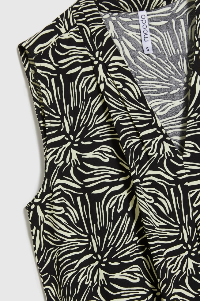 Koszula z wiskozy czarna