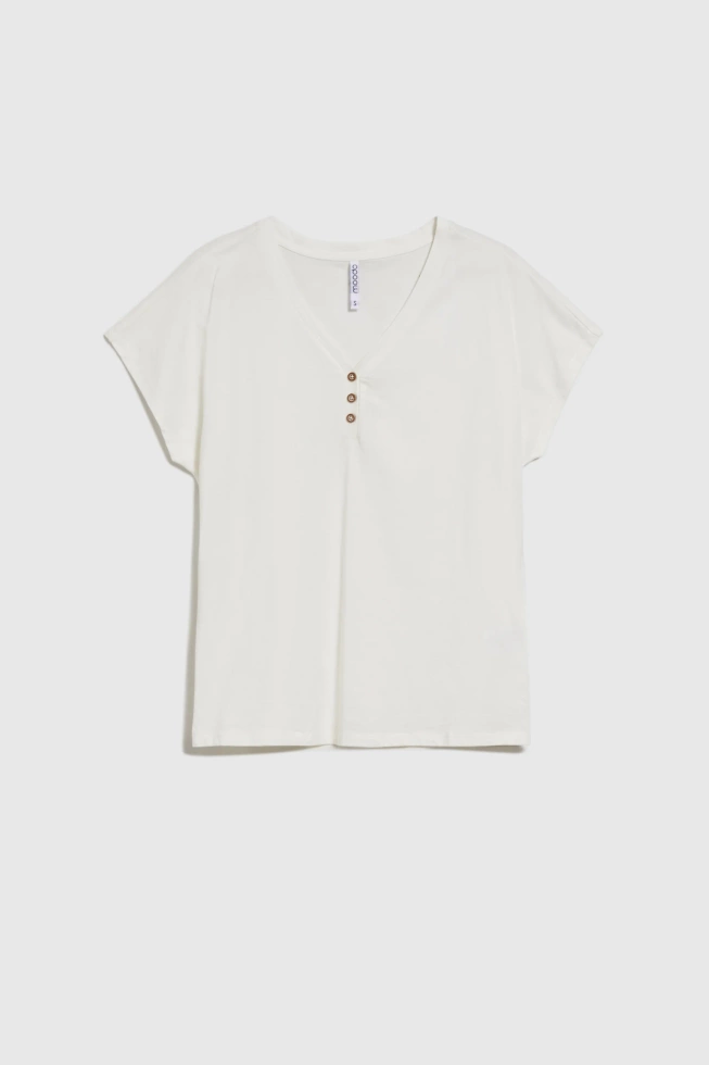 Bluzka z bawełny biała