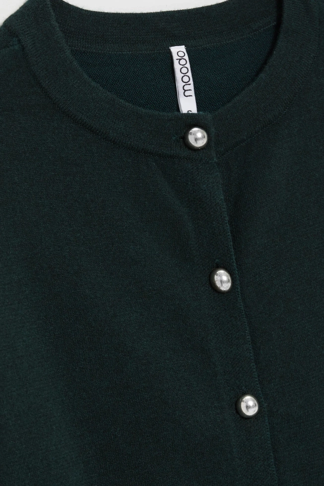 Kardigan ciemnozielony