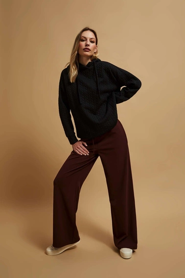 Bluza z kapturem czarna