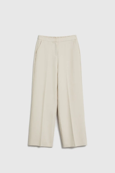 Spodnie z kantem beżowe