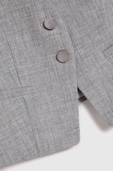 Elegancka kamizelka szara