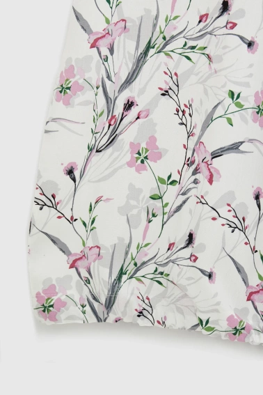 Koszula w kwiaty różowa