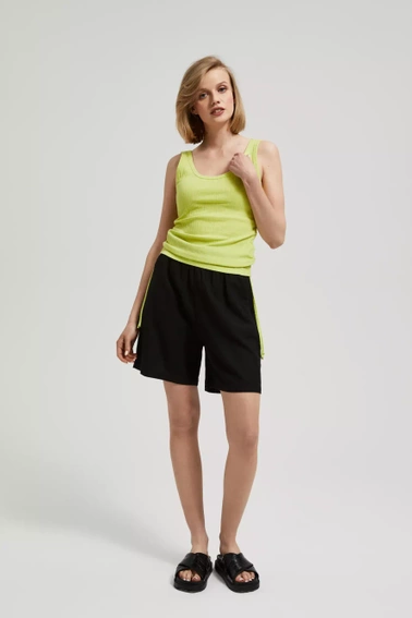 Prążkowany top neonowy