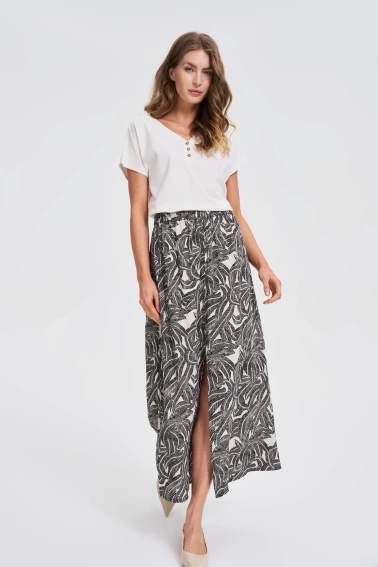 Spódnica z wiskozy czarna