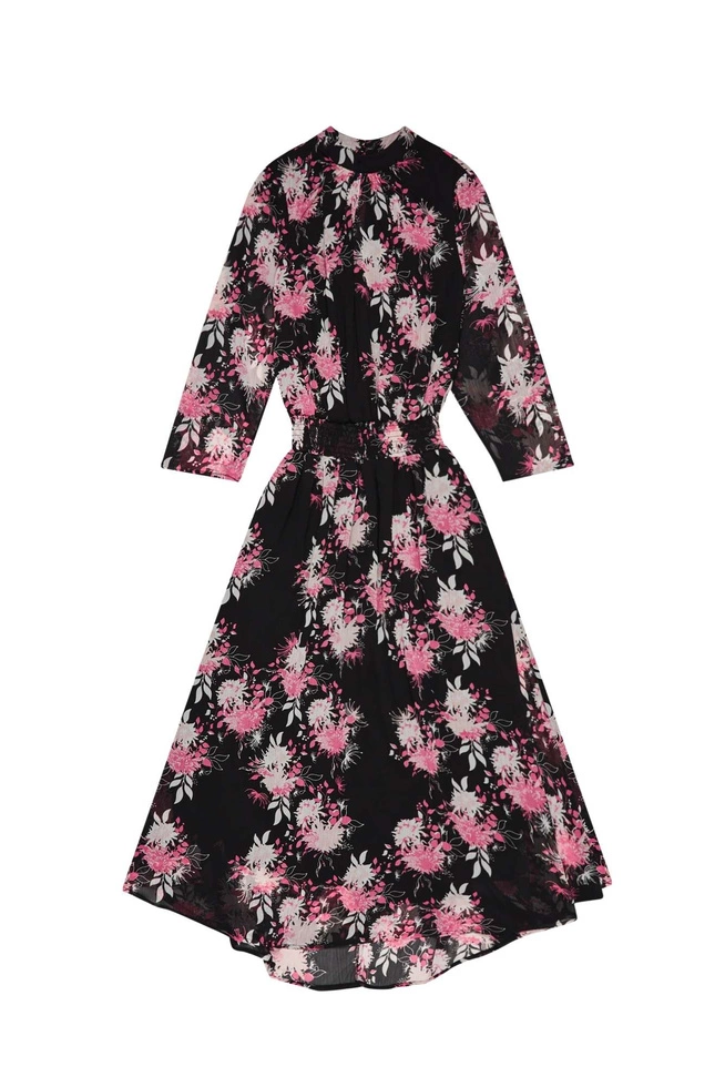 Szyfonowa sukienka z nadrukiem