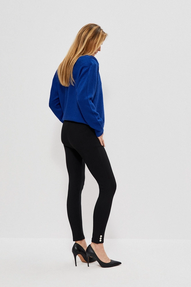 Gładkie spodnie typu rurki