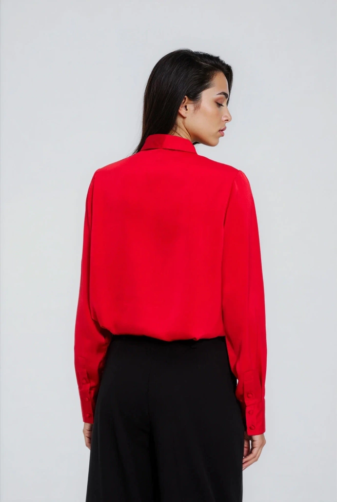Koszula gładka czerwona