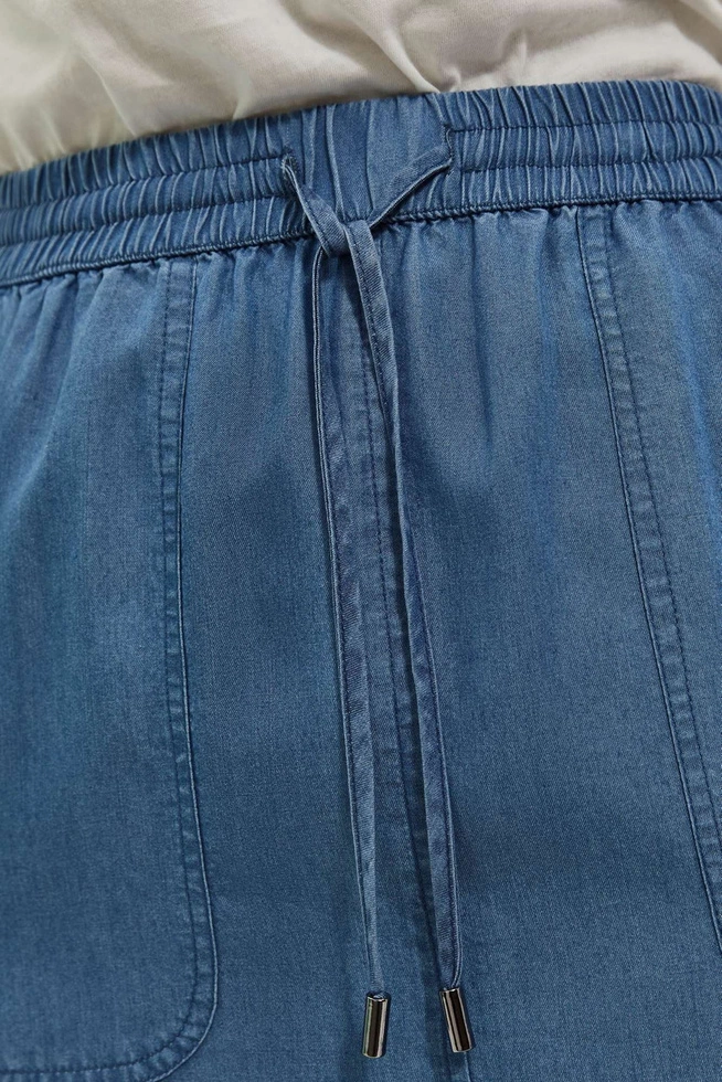 Prosta spódnica z tkaniny lyocell