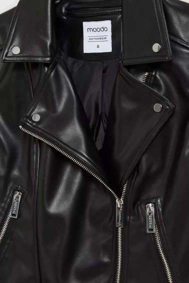 Kurtka ramoneska zapinana na zamek