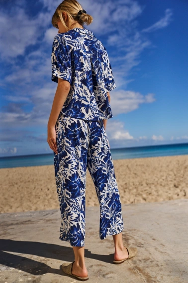 Spodnie kuloty niebieskie