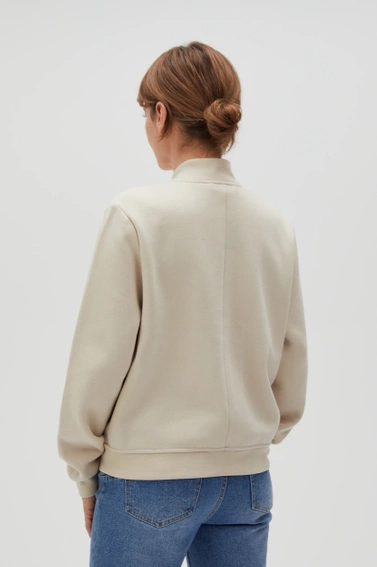 Bluza bomberka beżowa