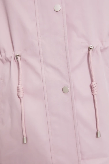 Kurtka z kapturem różowa 