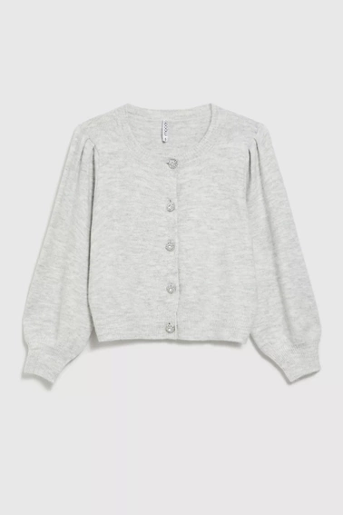 Kardigan z ozdobnymi guzikami