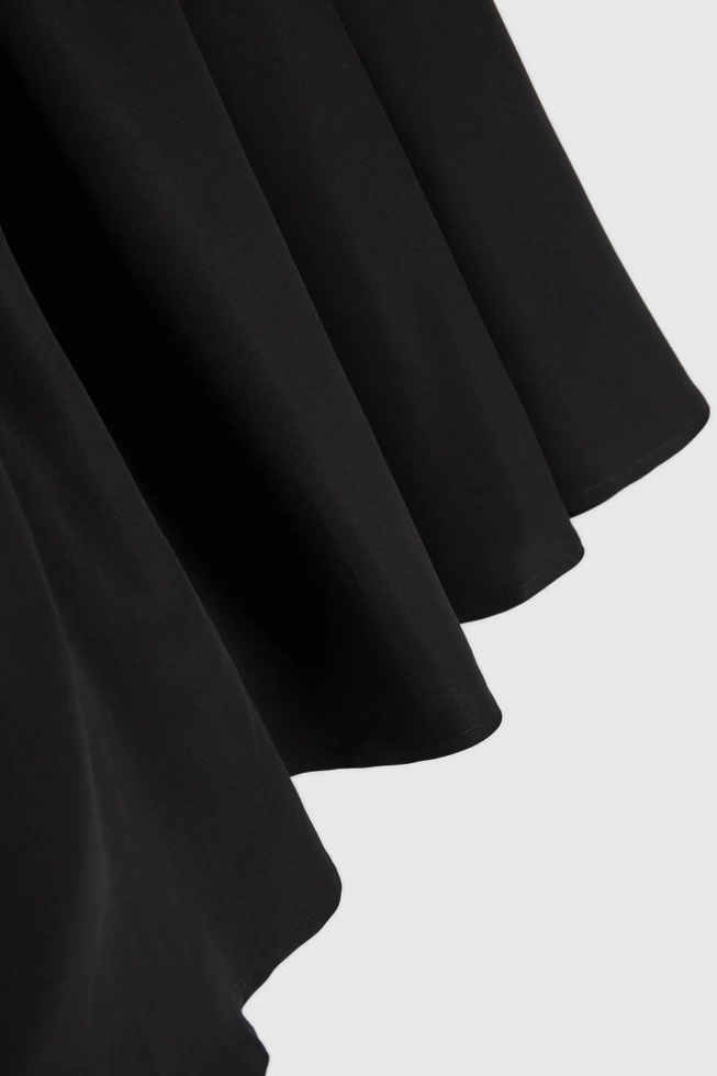 Rozkloszowana spódnica czarna