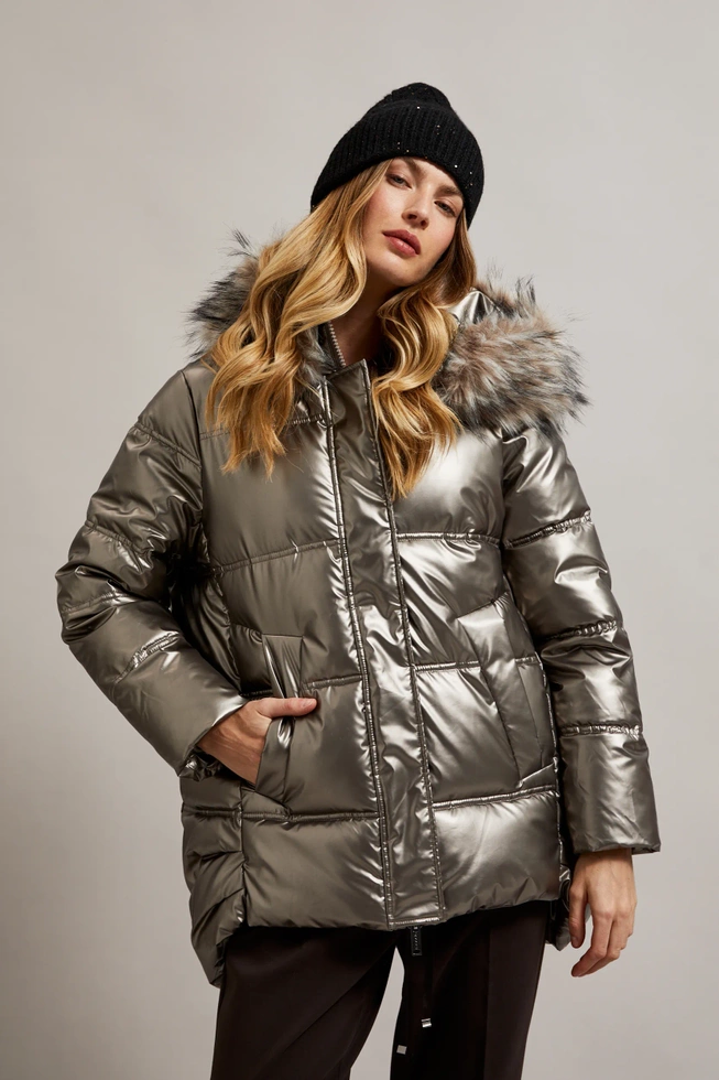 Czapka w jodełkę czarna