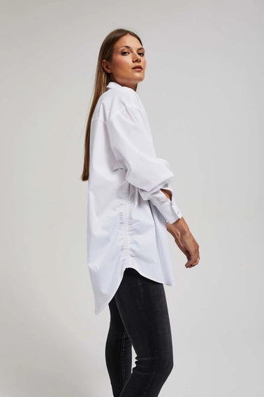 Koszula oversize z ozdobnymi guzikami