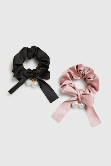 Zestaw dwóch gumek do włosów