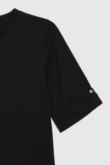 Bawełniana bluzka czarna