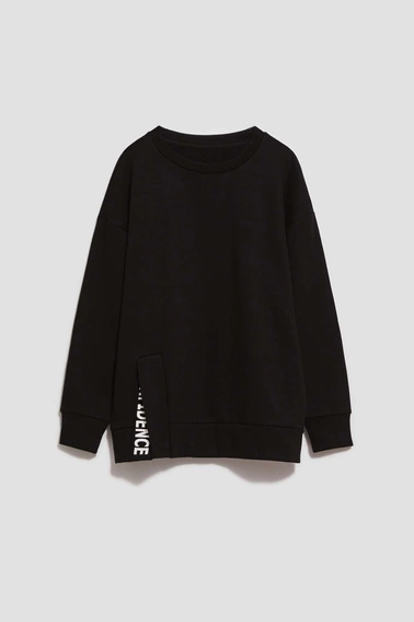 Bluza oversize z napisem