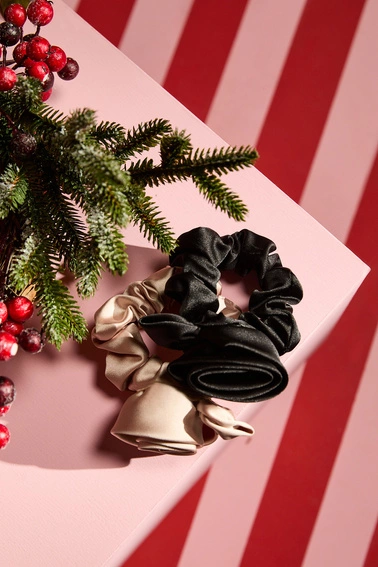 Gumka do włosów z różą 