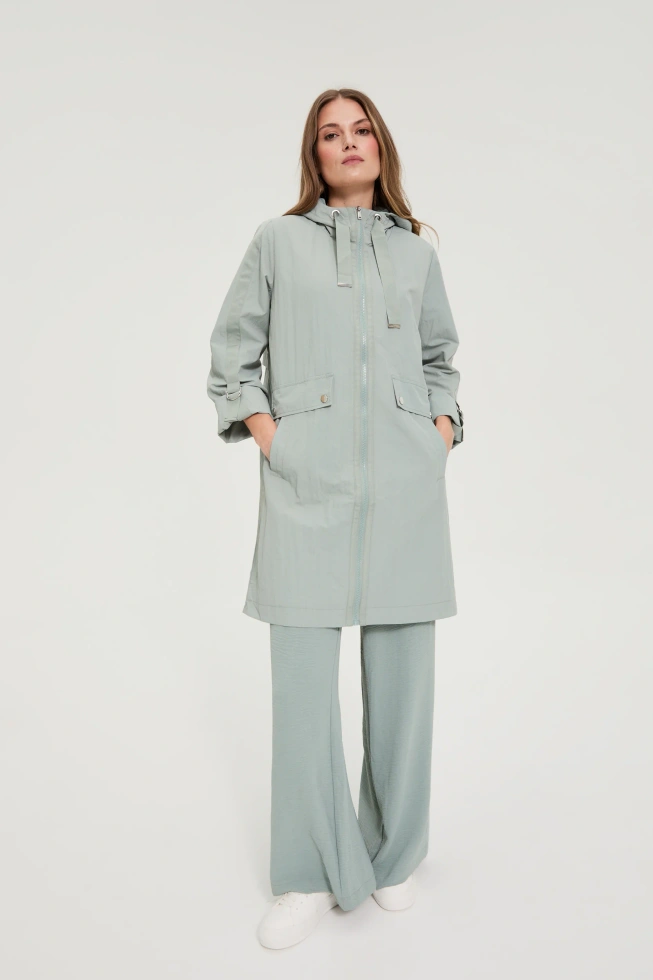 Kurtka parka oliwkowa