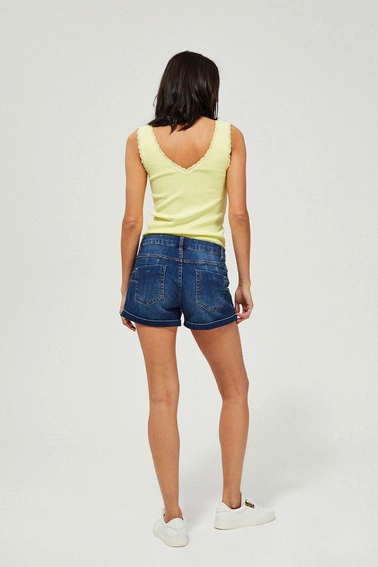 Szorty jeansowe z wiązaniem