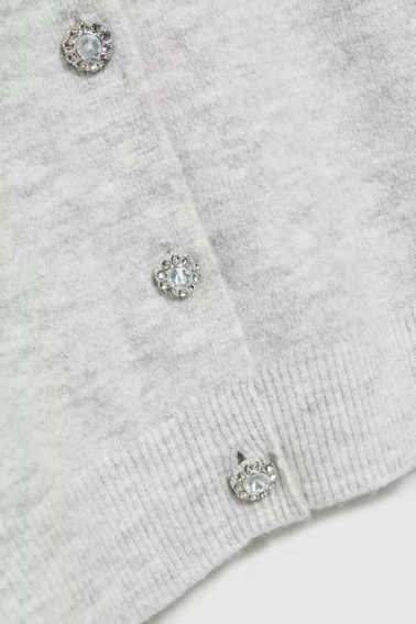 Kardigan z ozdobnymi guzikami