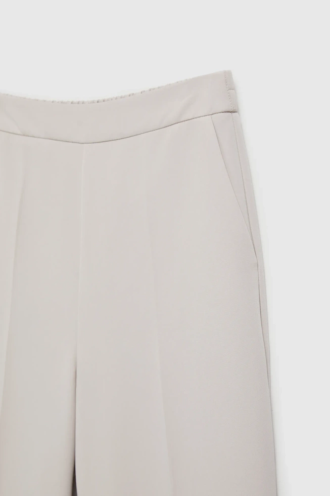 Garniturowe spodnie szare