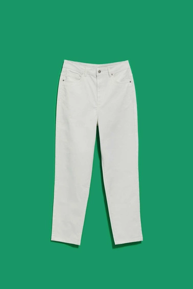 Spodnie mom fit z wysokim stanem