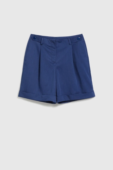 Szorty o długości do połowy uda granatowe